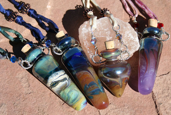 Glass Aromatherapy Jewelry